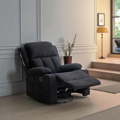 صورة كرسي راحة مخمل ب خاصية المساج